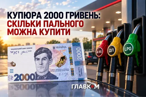 2000 грн на АЗС: скільки пального можна купити за нову банкноту
