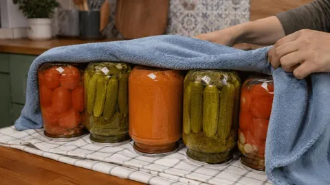 Накривати банки ковдрою після консервації: марна трата часу чи потреба?