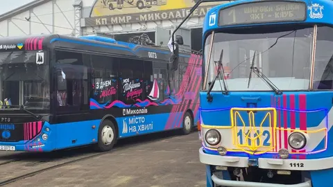 У Миколаєві на День міста курсуватиме святковий транспорт, зокрема музичний тролейбус