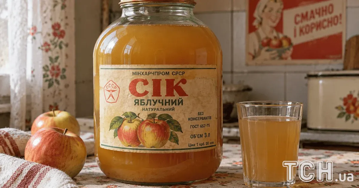 Трилітрові банки соку з СРСР: що насправді було в складі