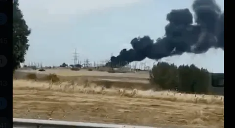 Удар по Курську: горить філія «Газпром трансгаз Москва»