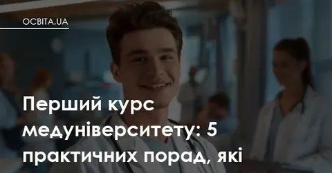 Як першокурснику-медику зберегти час і гроші: 5 практичних порад